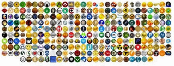 Alt coins, most of the worthless.